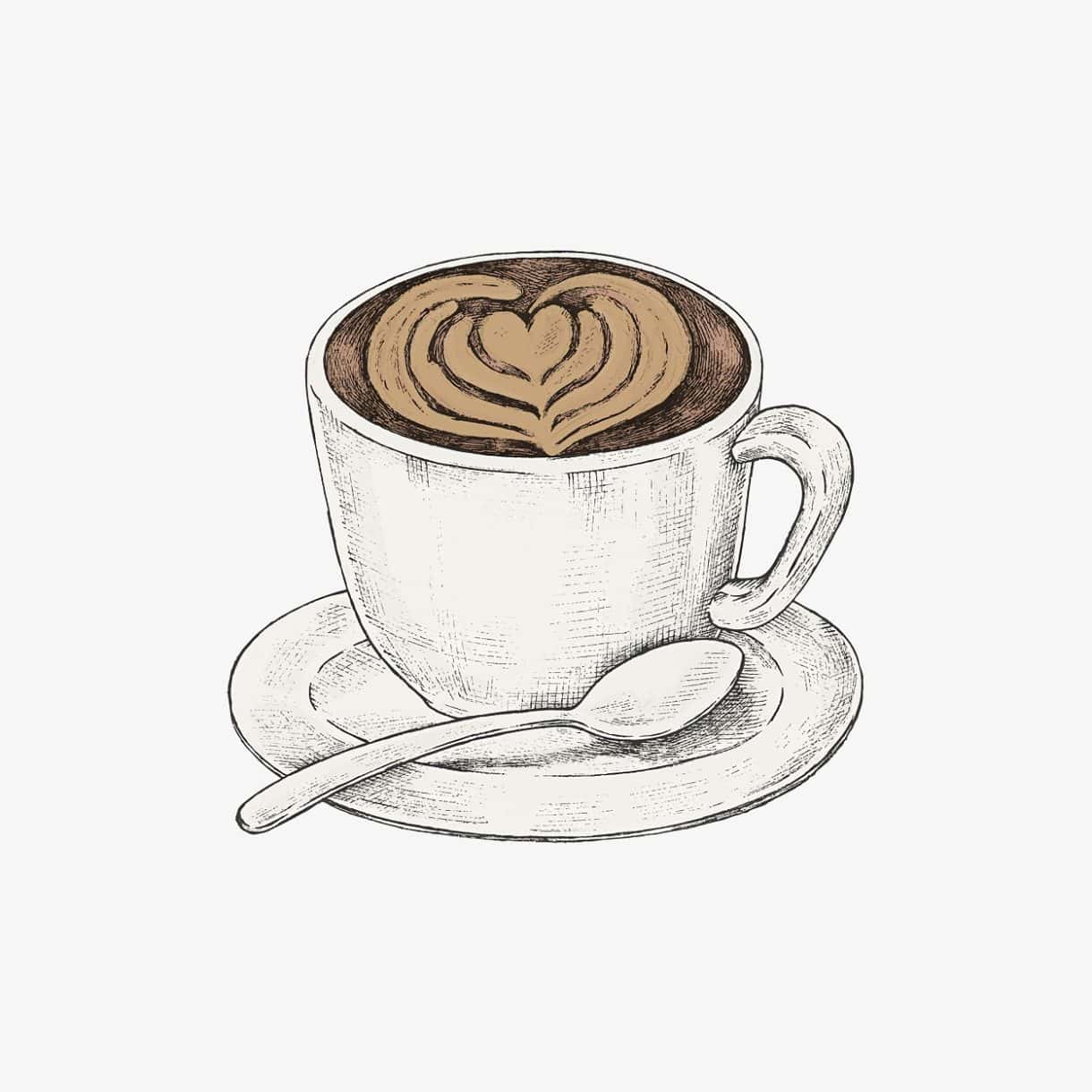 drawing of a Cup of Coffee
