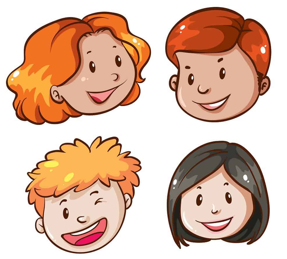 drawing of a Smiling Face