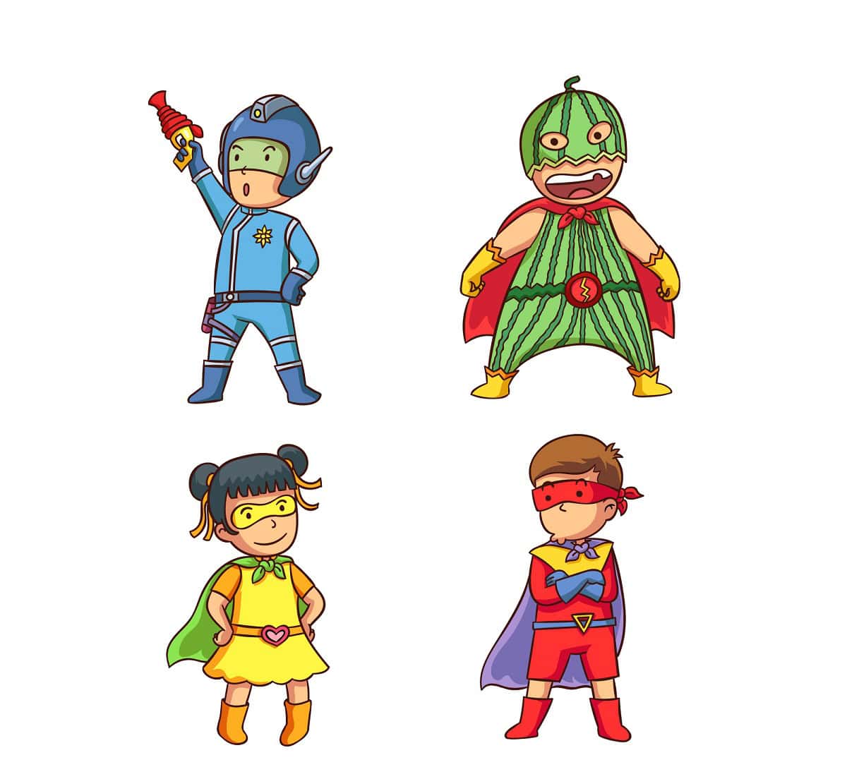 drawing of Superhero