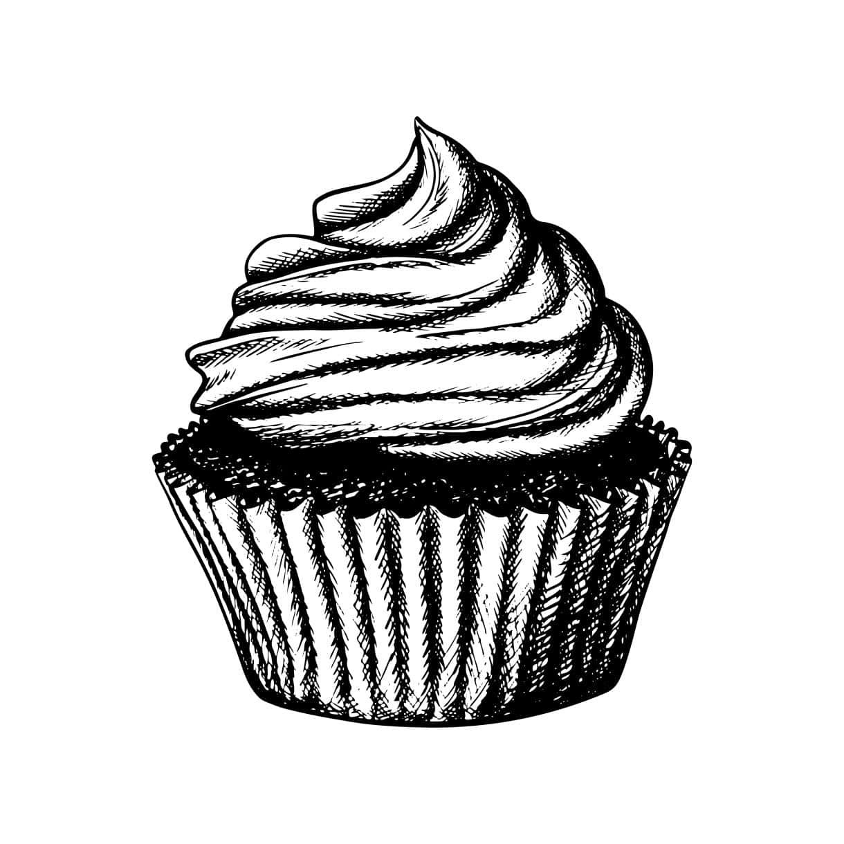 drawing of a Cupcake