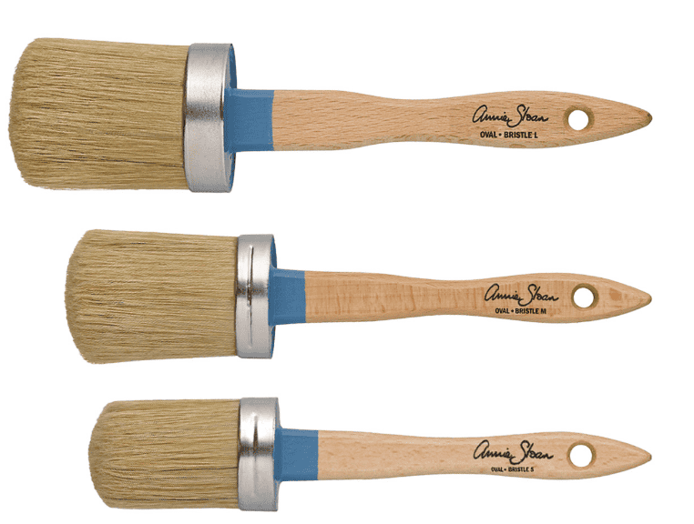 Annie Sloan Chalk Paint Brushes of different sizes