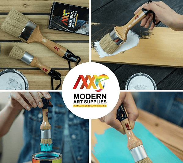Modern Art Chalk Paint Brushes